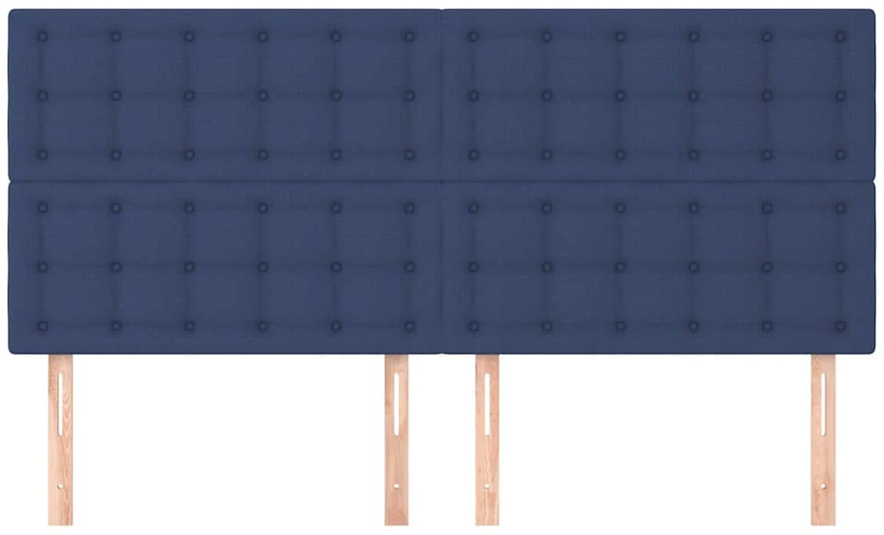 Galvūgalis, 4vnt., mėlynos spalvos, 100x5x78/88cm, audinys