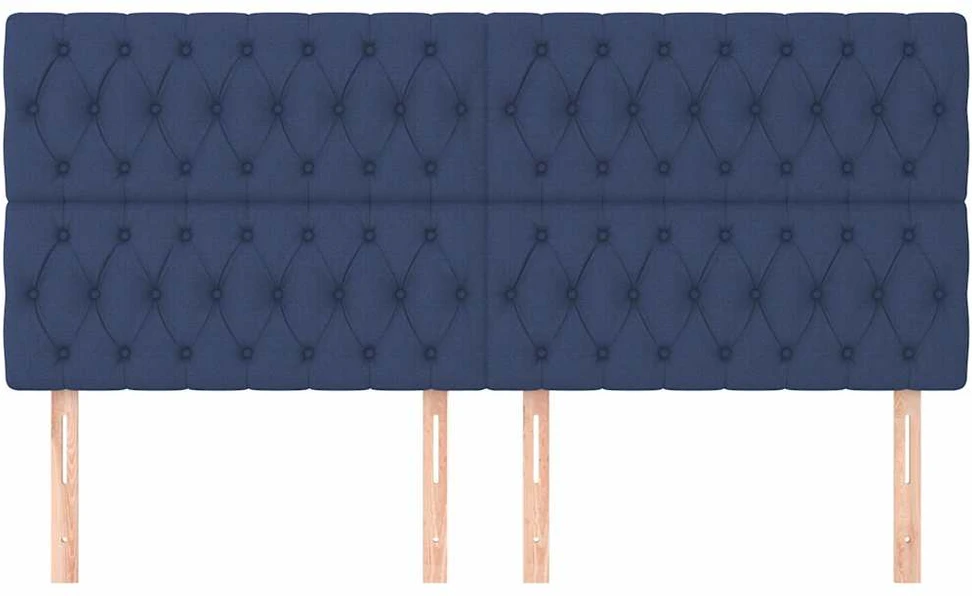 Galvūgalis, 4vnt., mėlynos spalvos, 100x7x78/88cm, audinys