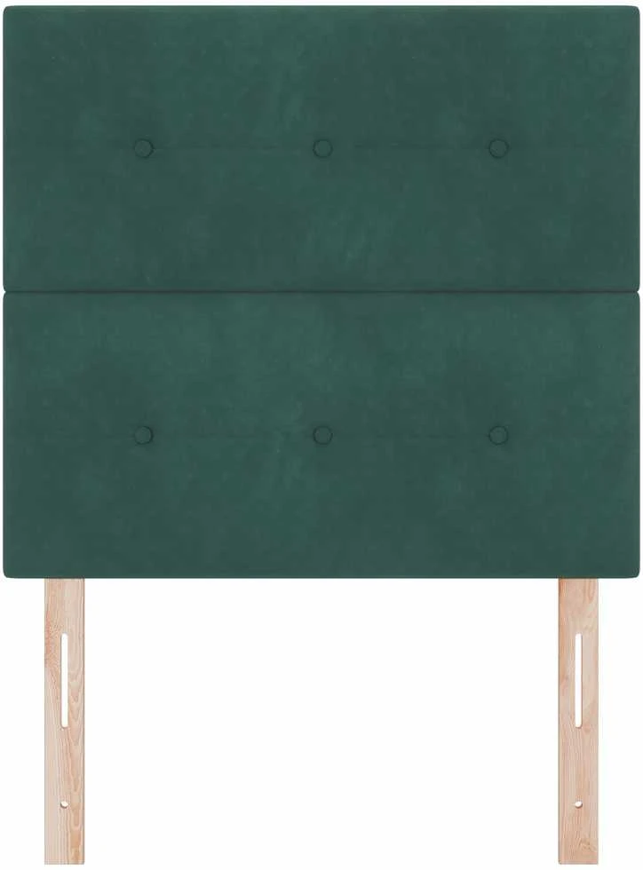 Galvūgalis Tamsiai žalia 100 cm Aksomas