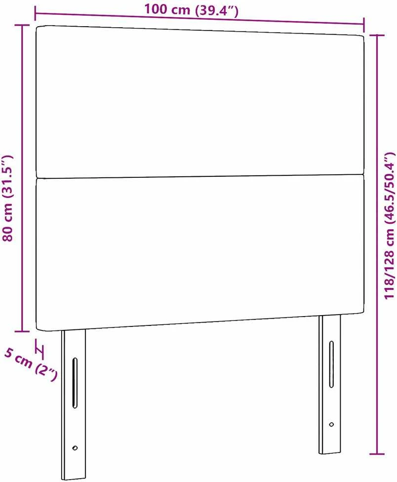 Galvūgalis Kreminė 100 cm Kordūrinis audinys
