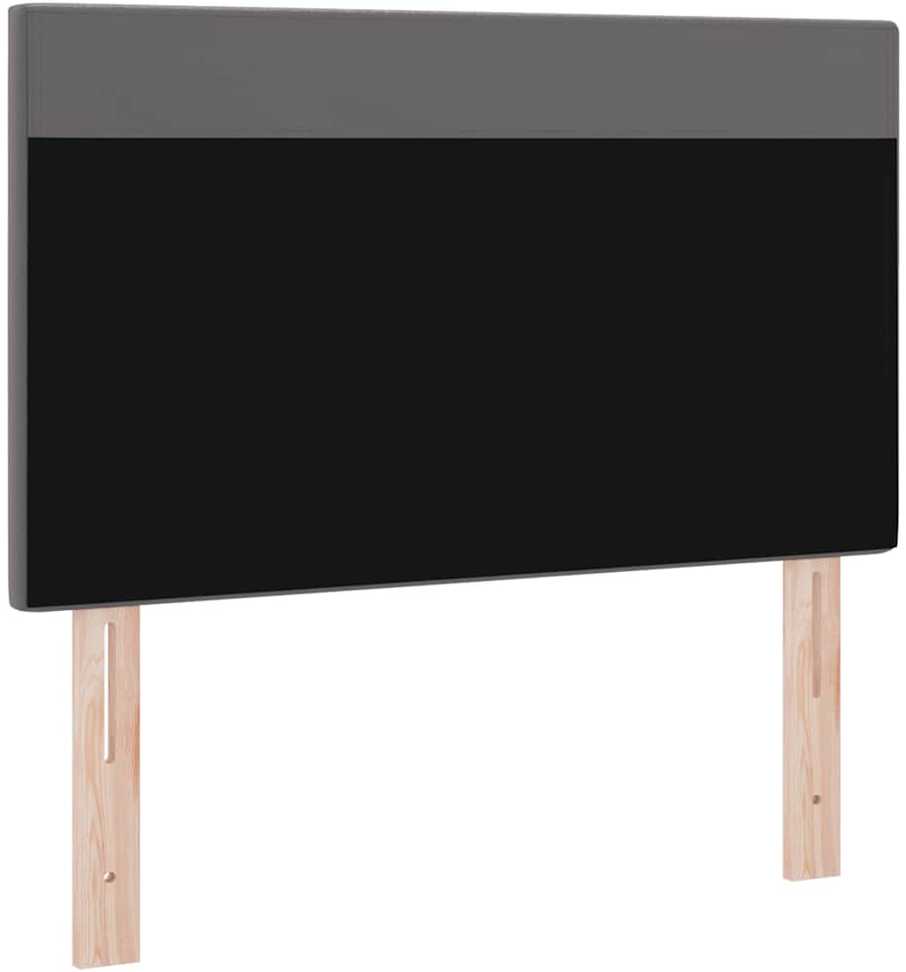LED galvūgalis Pilka 100 cm Dirbtinė oda