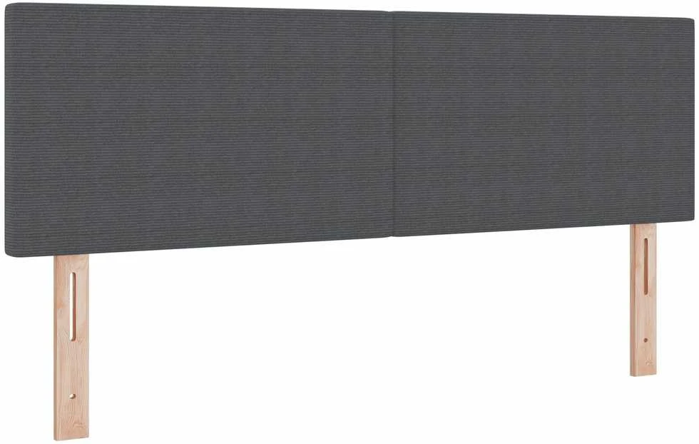 Galvūgalis Tamsiai pilka 144 cm Kordūrinis audinys