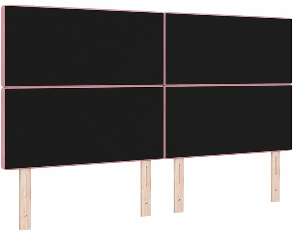 Galvūgalis Rožinė 180 cm Aksomas