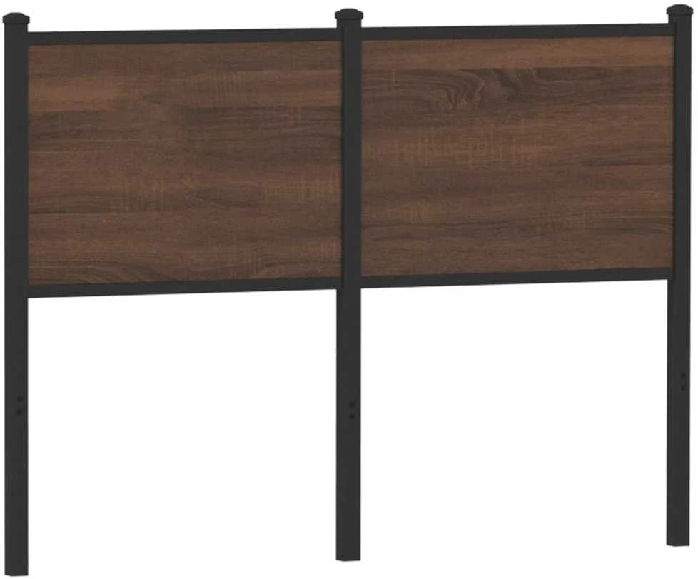 Pakaitinis galvūgalis, ruda ąžuolo spalvos, 120cm, mediena ir plienas