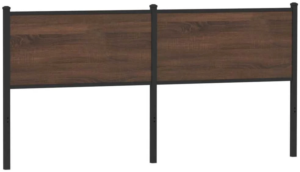 Pakaitinis galvūgalis, ruda ąžuolo spalvos, 160cm, mediena ir plienas