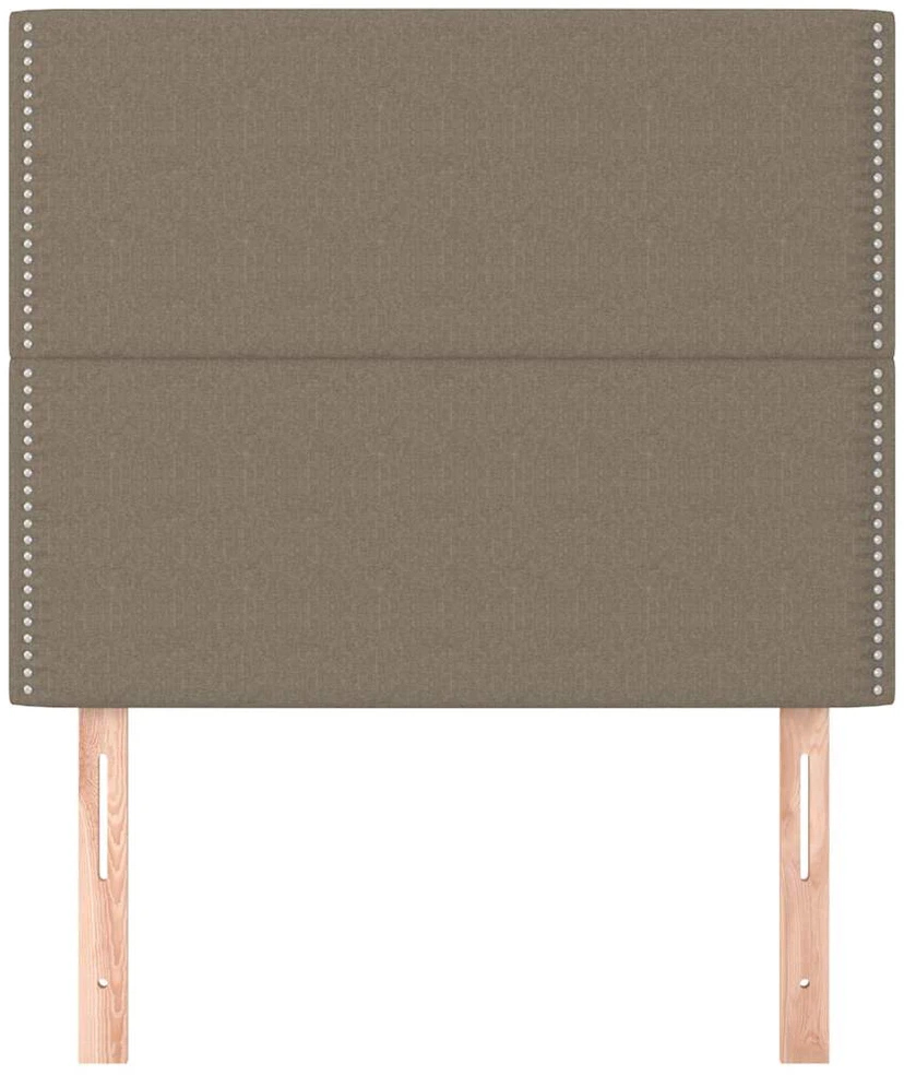 Galvūgaliai, 2vnt., taupe spalvos, 100x5x78/88cm, audinys