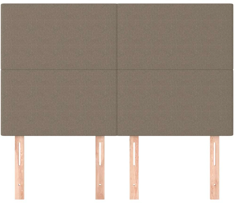 Galvūgaliai, 4vnt., taupe spalvos, 72x5x78/88cm, audinys