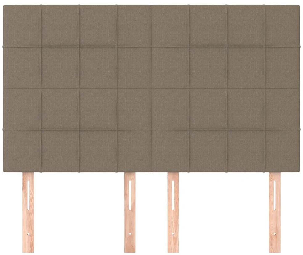 Galvūgaliai, 4vnt., taupe spalvos, 72x5x78/88cm, audinys