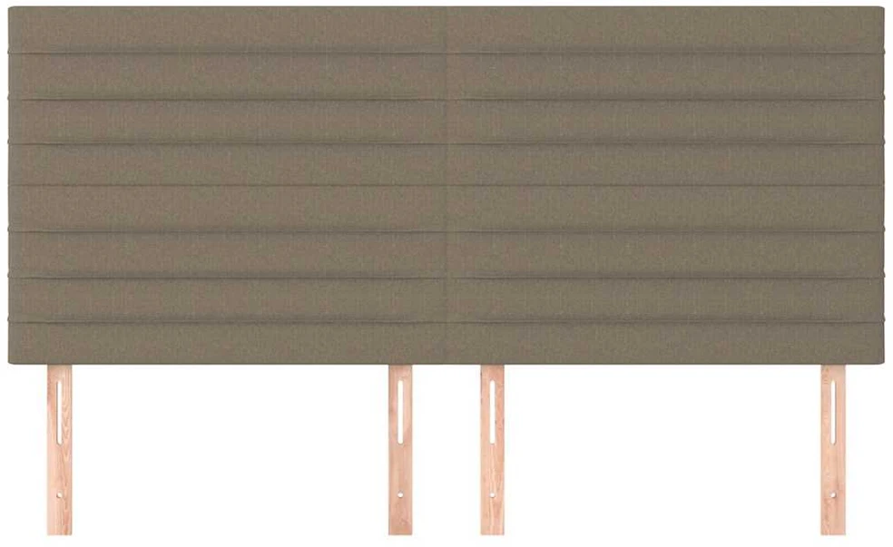 Galvūgaliai, 4vnt., taupe spalvos, 80x5x78/88cm, audinys