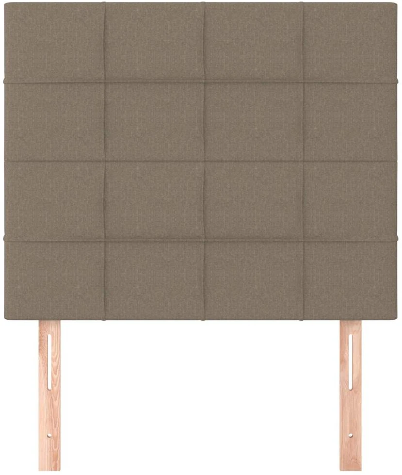 Galvūgalis, 2vnt., taupe spalvos, 80x5x78/88cm, audinys