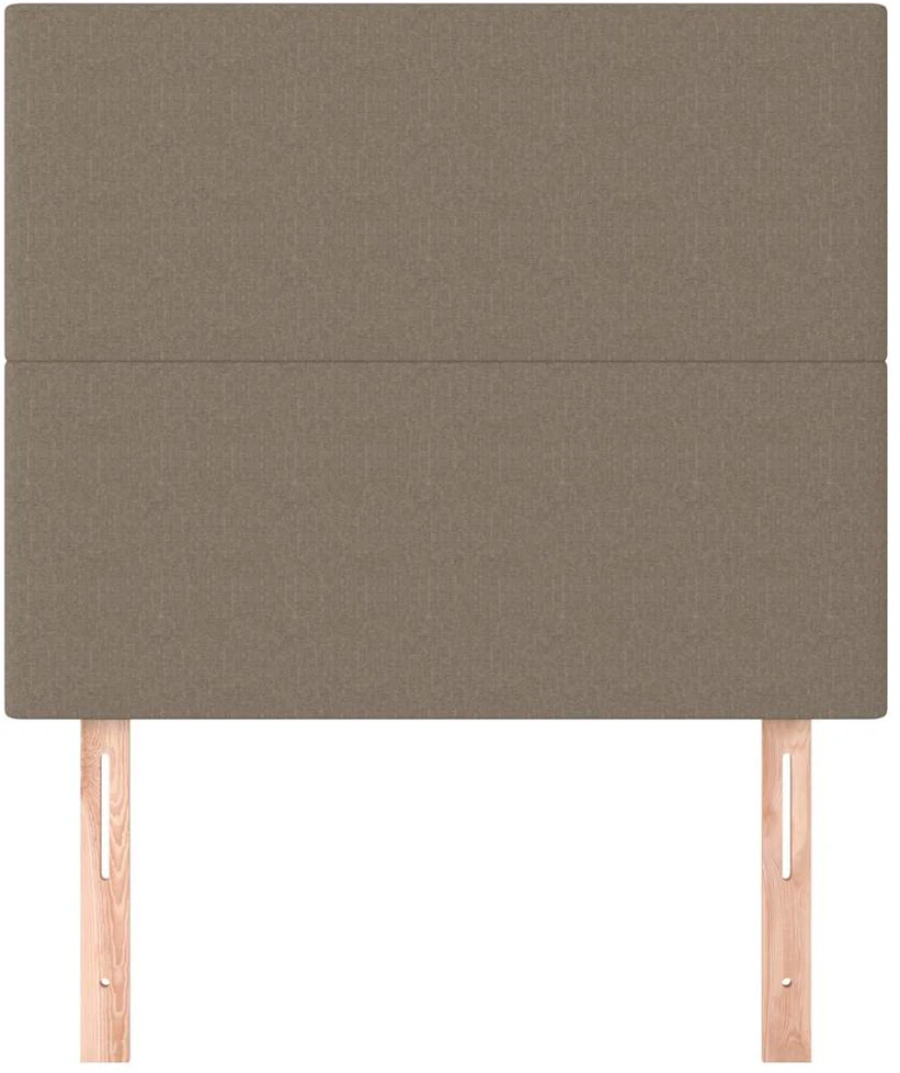 Galvūgalis, 2vnt., taupe spalvos, 80x5x78/88cm, audinys