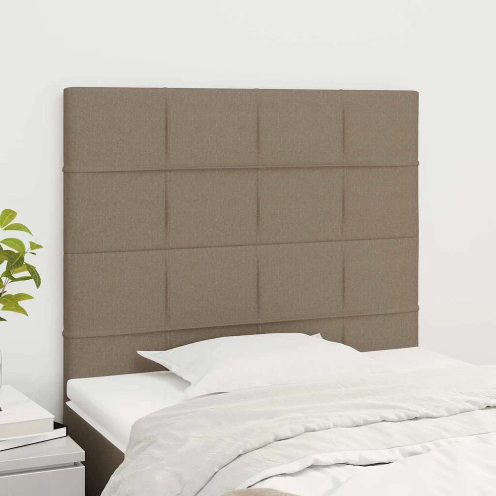 Galvūgalis, 2vnt., taupe spalvos, 80x5x78/88cm, audinys