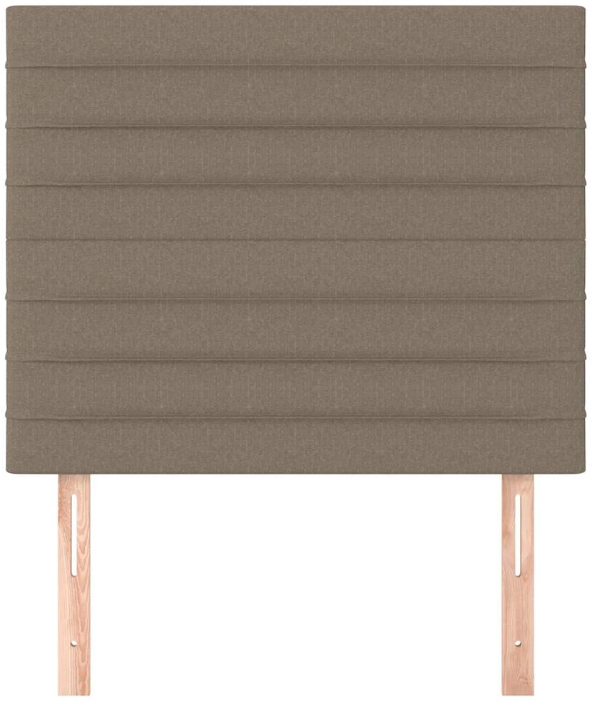Galvūgaliai, 2vnt., taupe spalvos, 90x5x78/88cm, audinys