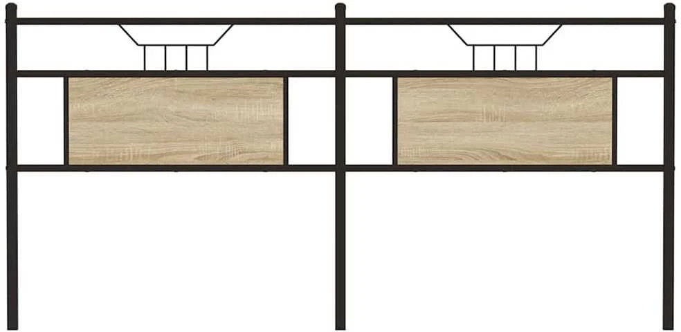 Pakaitinis galvūgalis Sonoma ąžuolas 160 cm Mediena ir plienas
