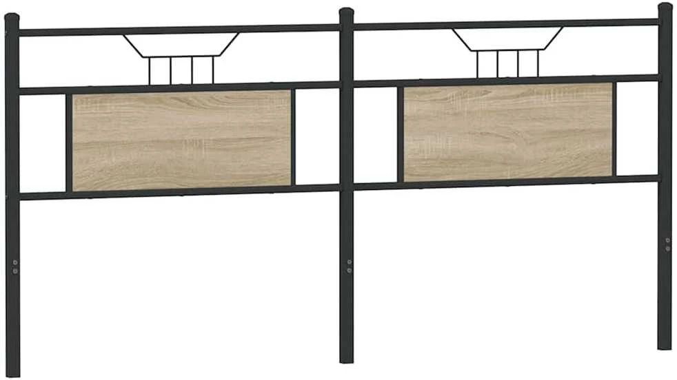 Pakaitinis galvūgalis Sonoma ąžuolas 160 cm Mediena ir plienas