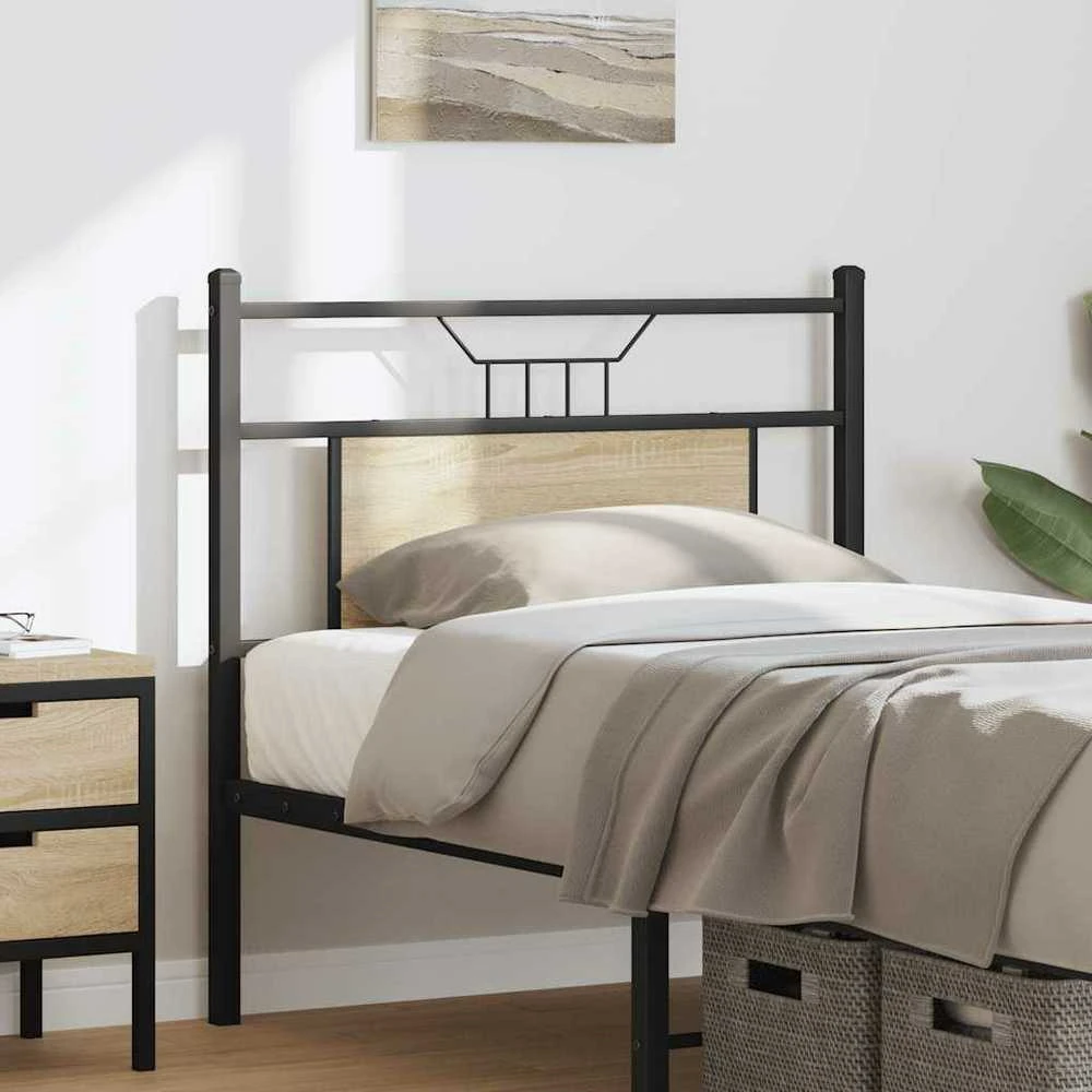 Pakaitinis galvūgalis Sonoma ąžuolas 80 cm Mediena ir plienas