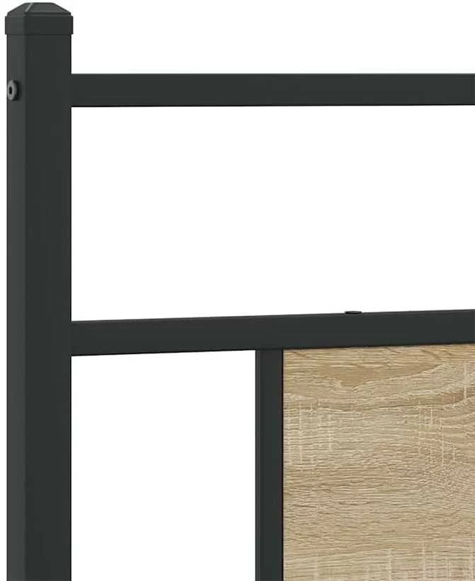 Pakaitinis galvūgalis Sonoma ąžuolas 80 cm Mediena ir plienas