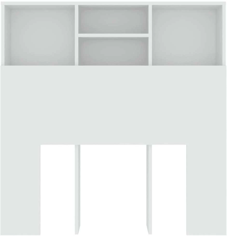 Galvūgalis-spintelė, baltos spalvos, 100x19x103,5cm