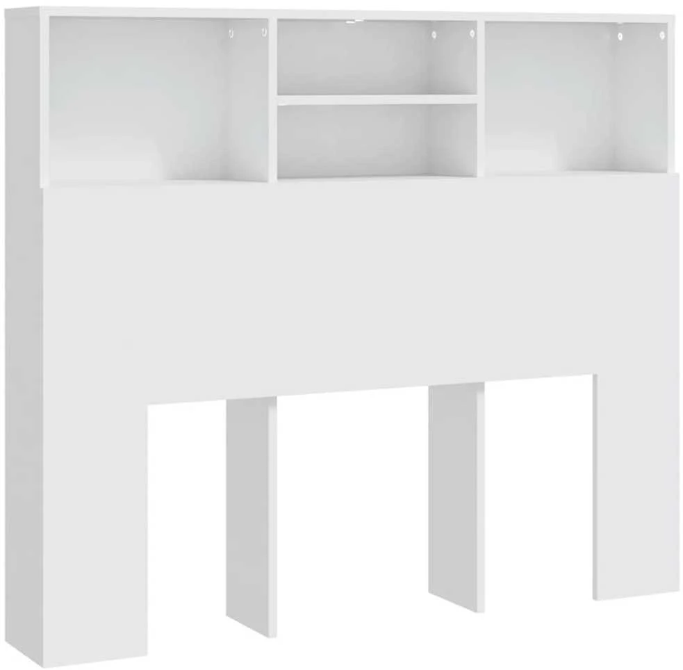 Galvūgalis-spintelė, baltos spalvos, 120x19x103,5cm