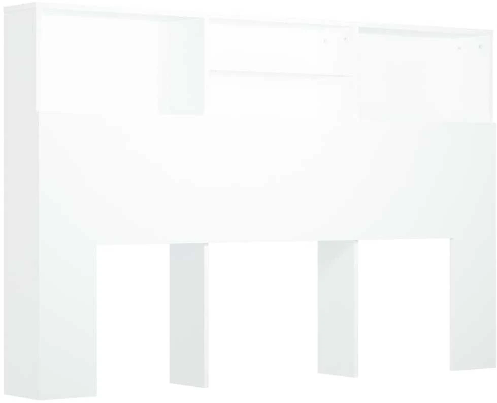 Galvūgalis-spintelė, baltos spalvos, 160x19x103,5cm