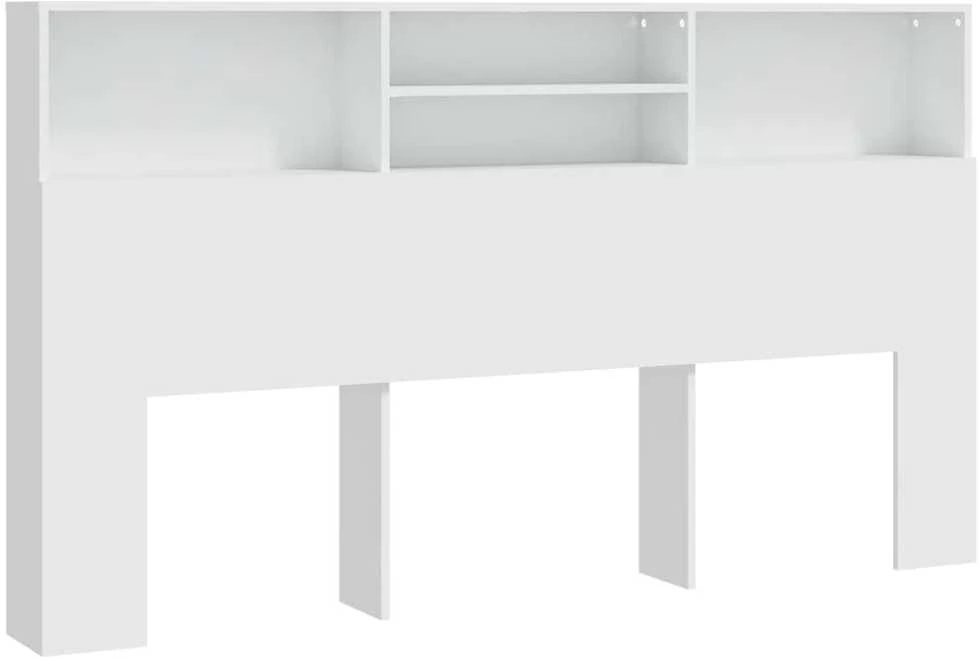 Galvūgalis-spintelė, baltos spalvos, 180x19x103,5cm