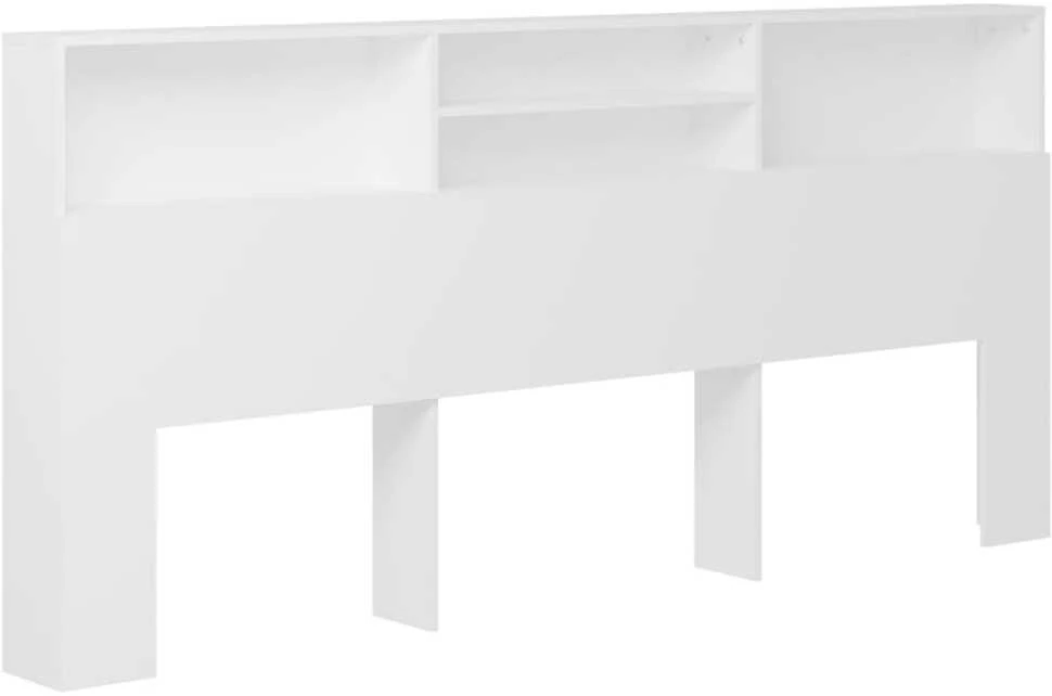 Galvūgalis-spintelė, baltos spalvos, 220x19x103,5cm