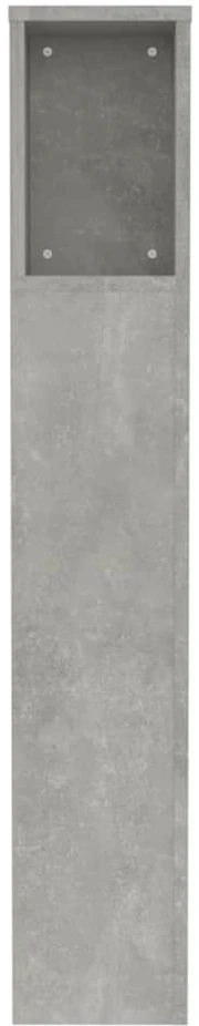 Galvūgalis-spintelė, betono pilkos spalvos, 100x18,5x104,5cm