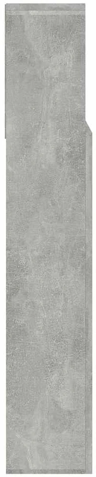 Galvūgalis-spintelė, betono pilkos spalvos, 140x19x103,5cm