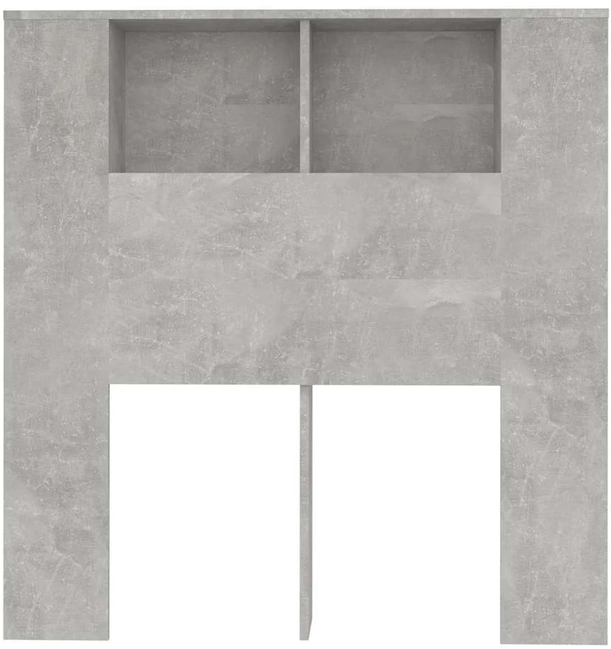 Galvūgalis-spintelė, betono pilkos spalvos, 100x18,5x104,5cm