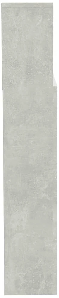 Galvūgalis-spintelė, betono pilkos spalvos, 200x19x103,5cm