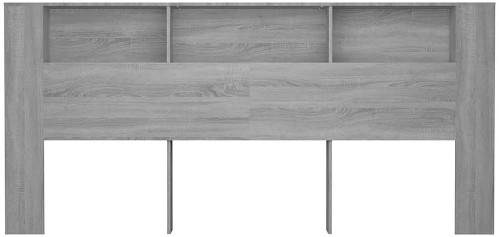 Galvūgalis-spintelė, pilkos ąžuolo spalvos, 220x18,5x104,5cm