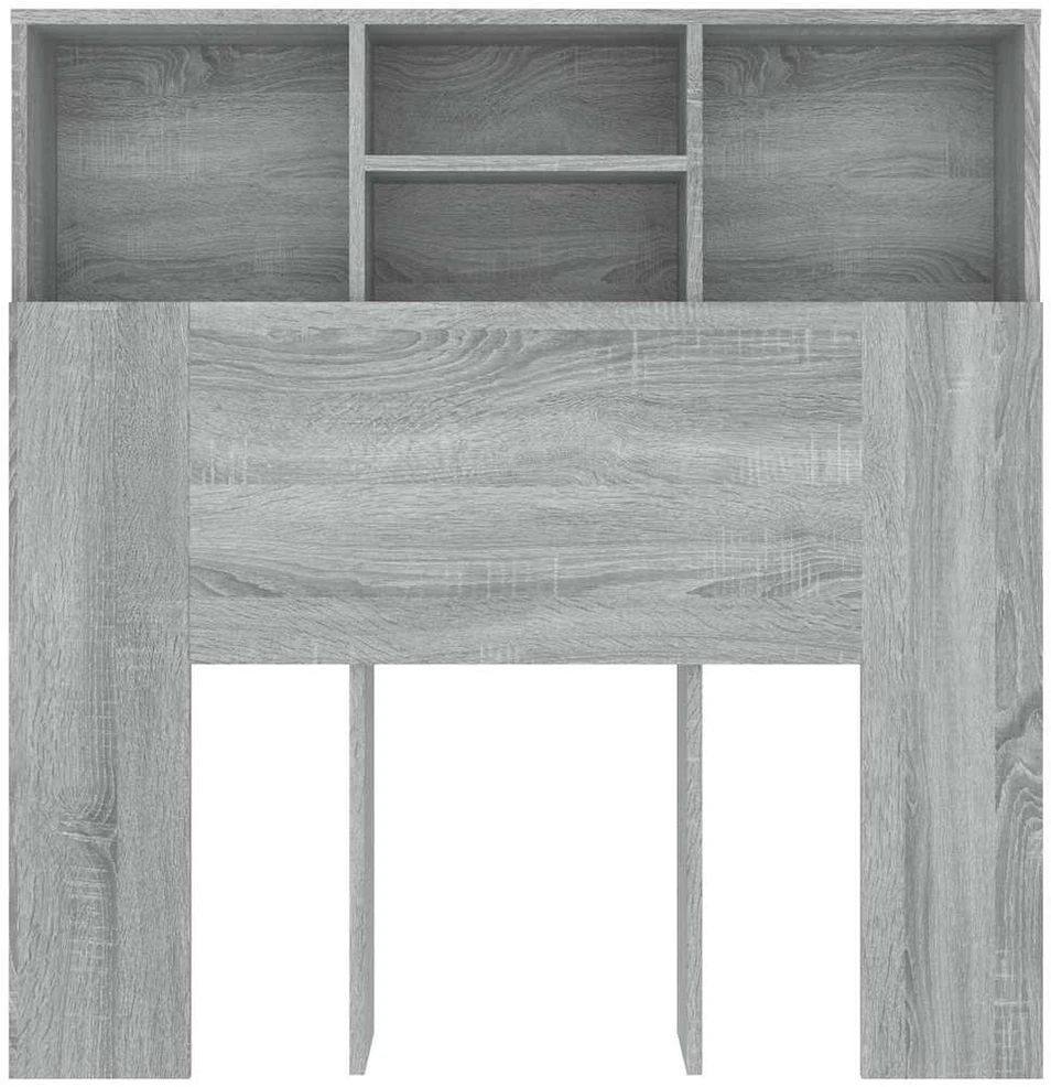 Galvūgalis-spintelė, pilkos ąžuolo spalvos, 100x19x103,5cm