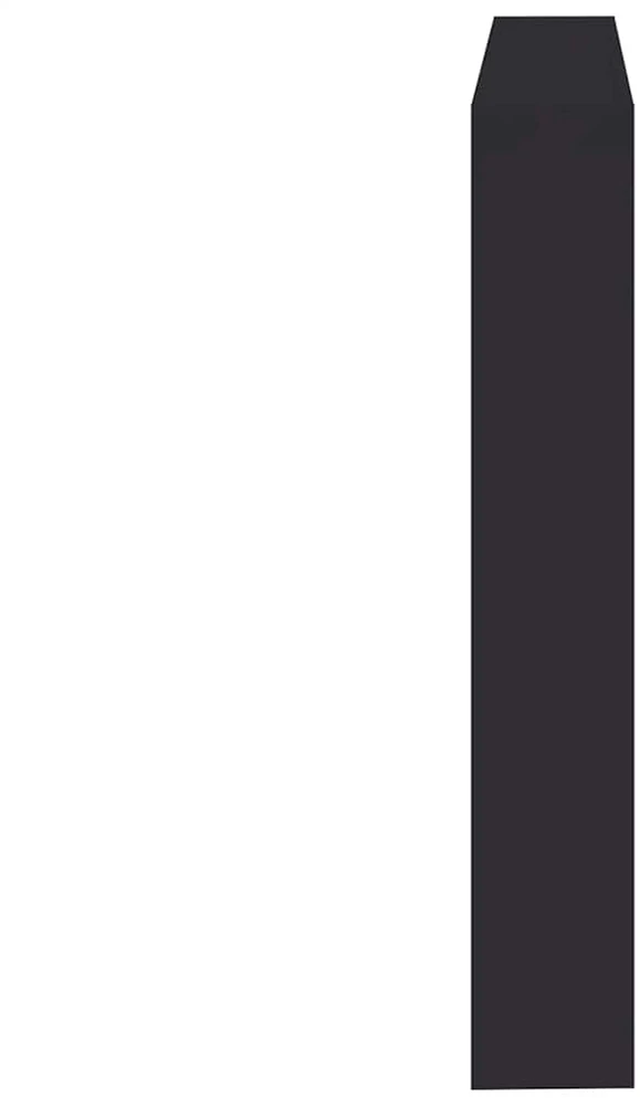 Galvūgalis-spintelė su LED, juodos spalvos, 140x17x102cm
