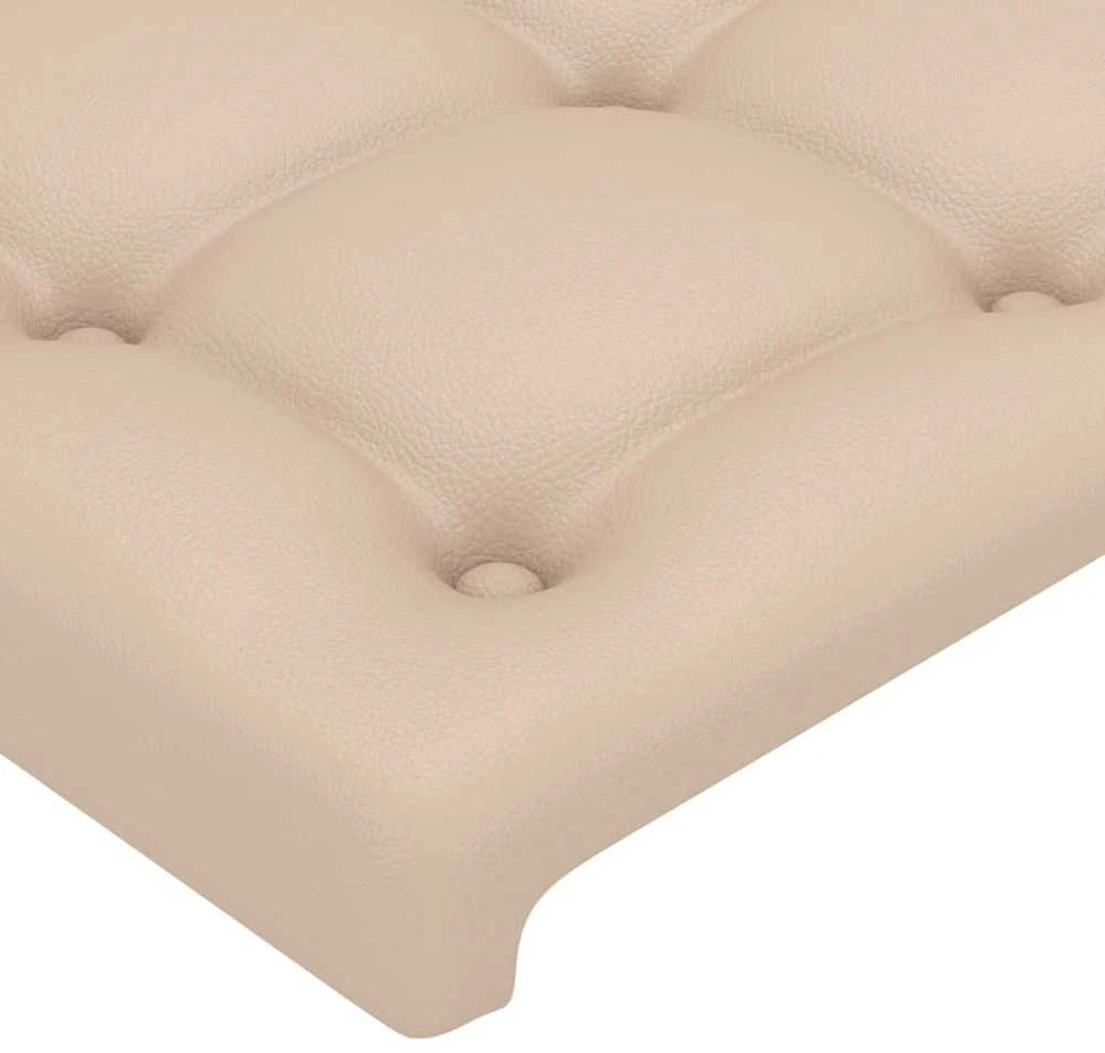 Galvūgalis su auselėmis, kapučino ,203x16x78/88cm, dirbtinė oda