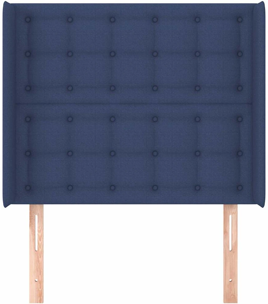Galvūgalis su auselėmis, mėlynas, 103x16x118/128cm, audinys
