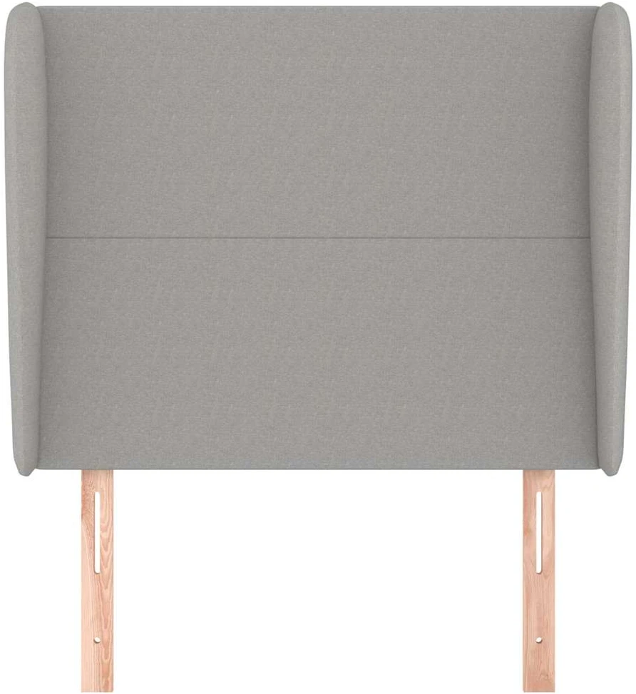 Galvūgalis su auselėmis, pilkas, 103x23x118/128cm, audinys