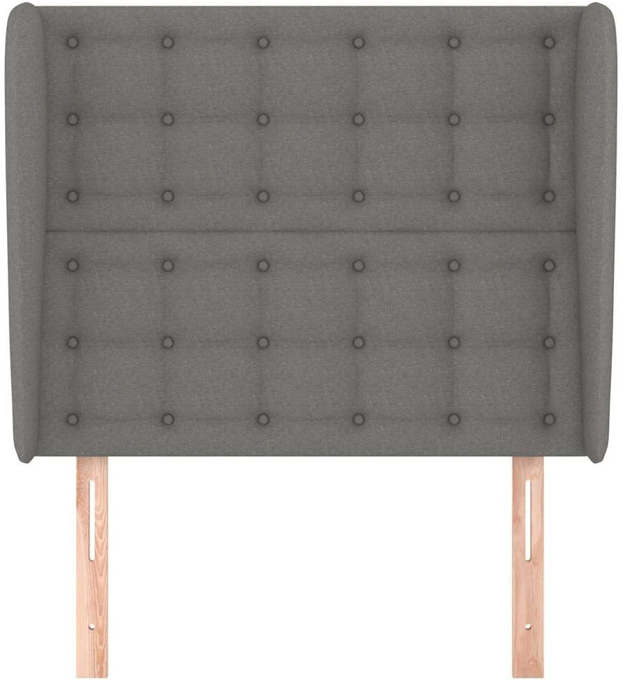 Galvūgalis su auselėmis, pilkas, 83x23x118/128cm, audinys