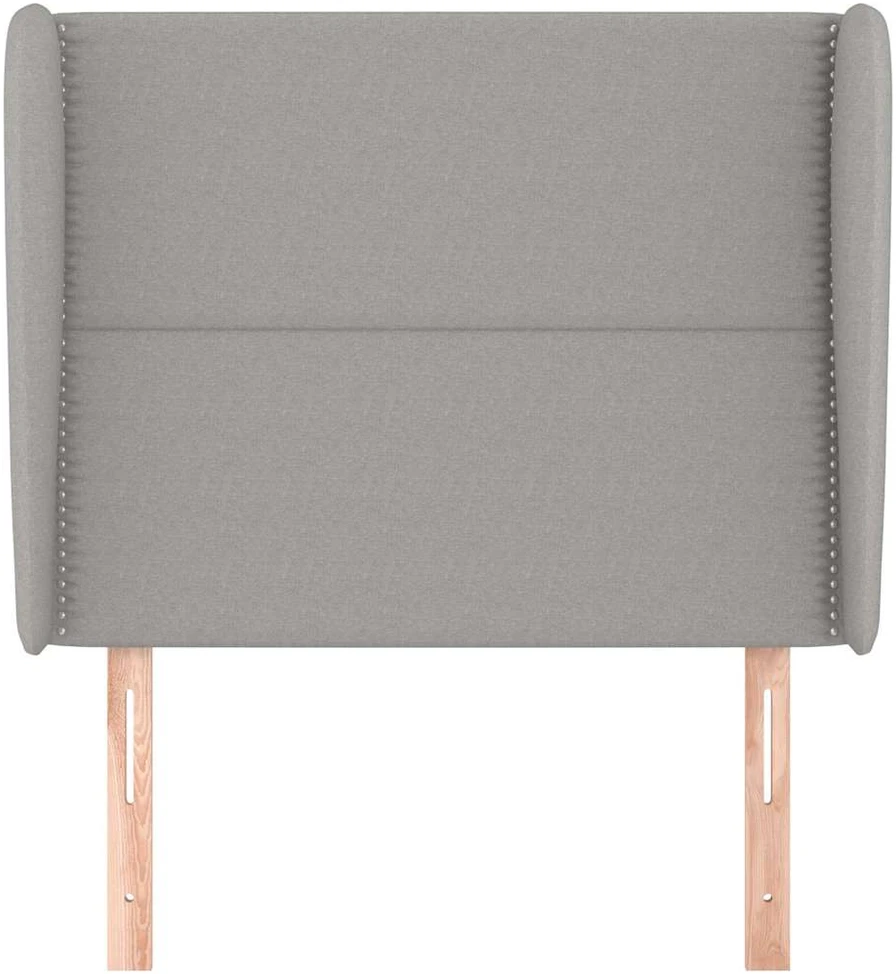 Galvūgalis su auselėmis, pilkas, 93x23x118/128cm, audinys