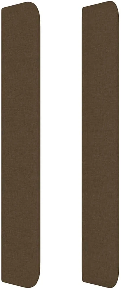 Galvūgalis su auselėmis, rudas, 83x16x118/128cm, audinys