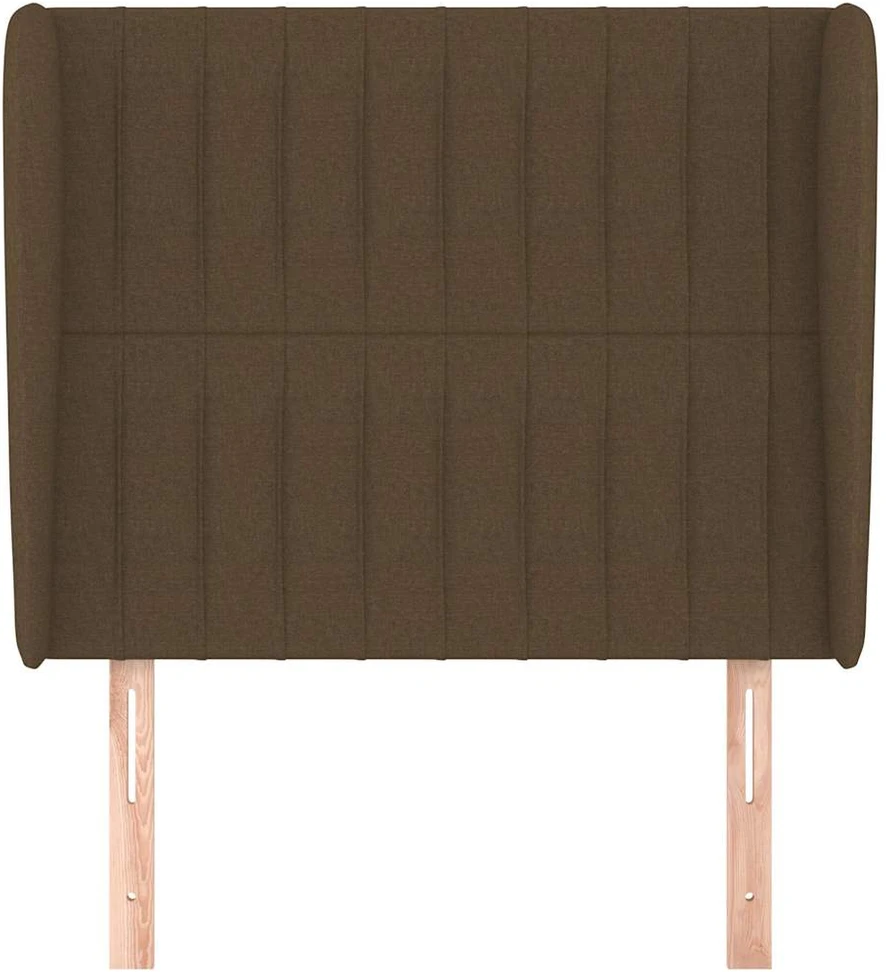 Galvūgalis su auselėmis, rudas, 83x23x118/128cm, audinys
