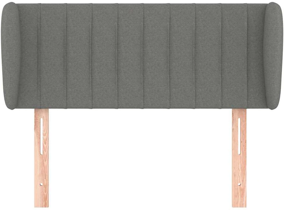Galvūgalis su auselėmis, tamsiai pilkos,83x23x78/88cm, audinys
