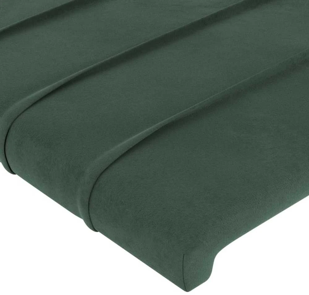 Galvūgalis su auselėmis, tamsiai žalia,93x23x78/88cm, aksomas