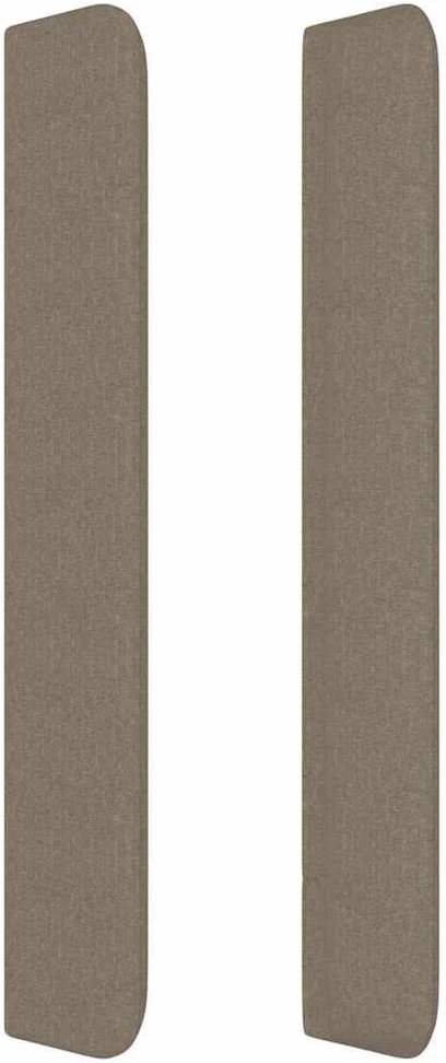 Galvūgalis su auselėmis, taupe, 83x16x118/128cm, audinys
