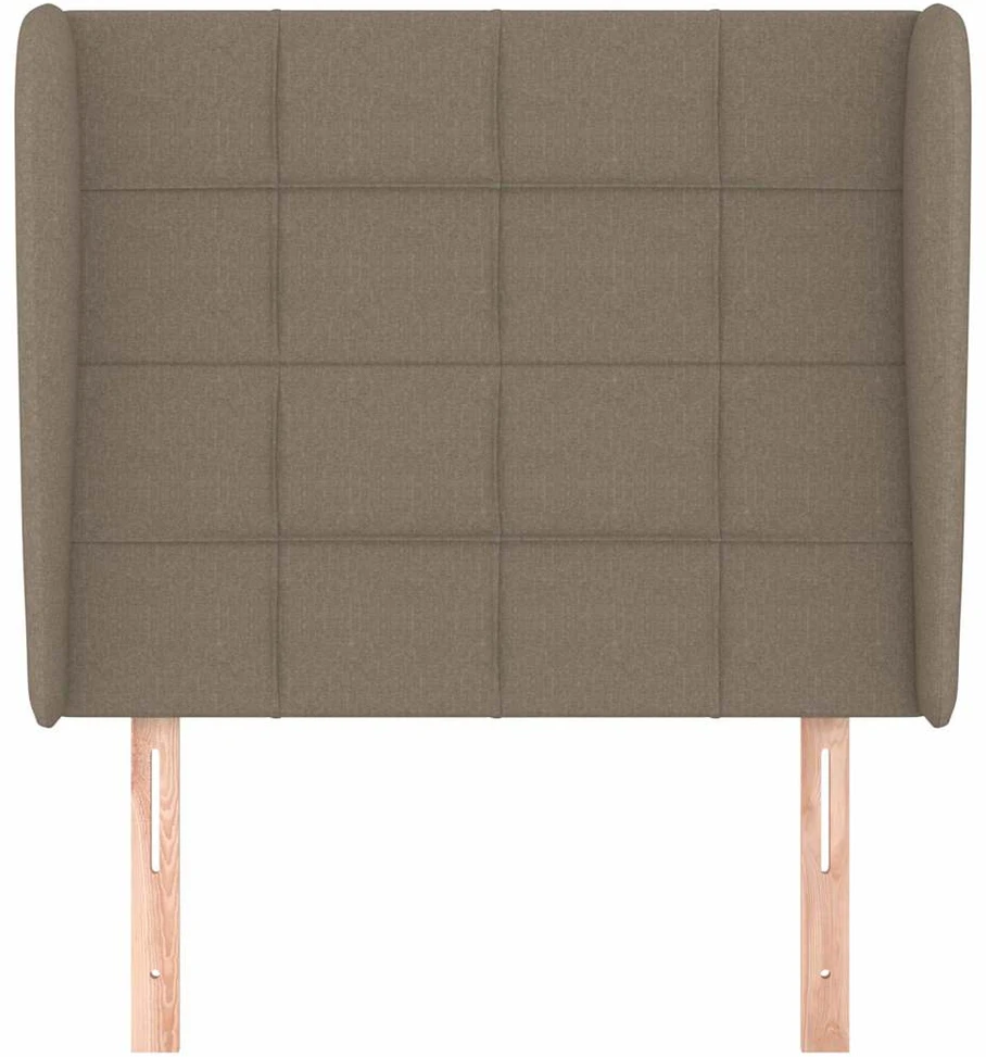 Galvūgalis su auselėmis, taupe, 83x23x118/128cm, audinys