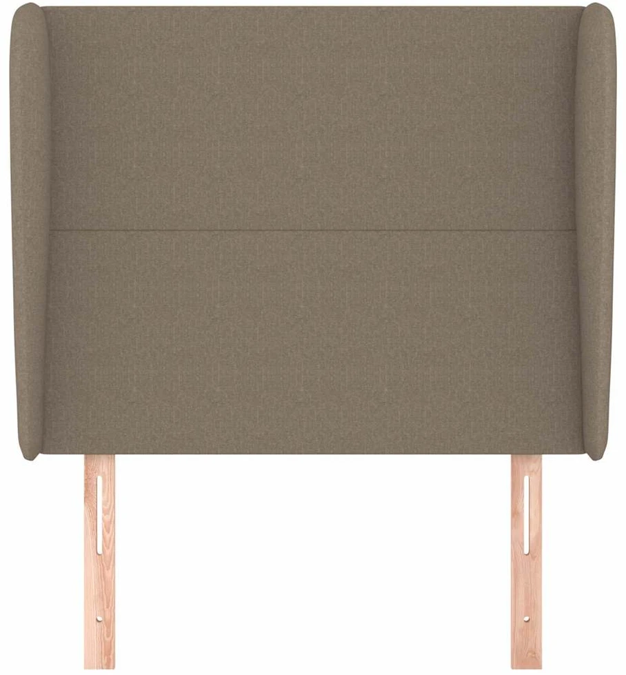 Galvūgalis su auselėmis, taupe, 93x23x118/128cm, audinys