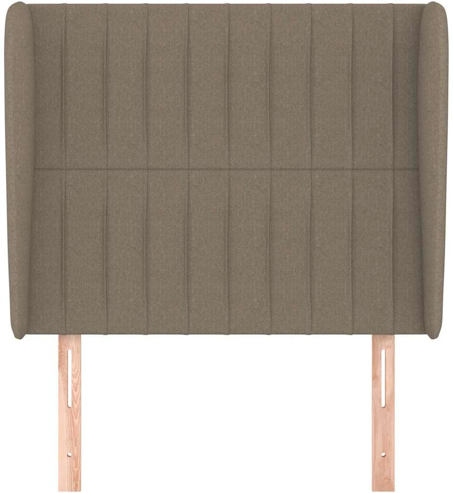Galvūgalis su auselėmis, taupe, 93x23x118/128cm, audinys