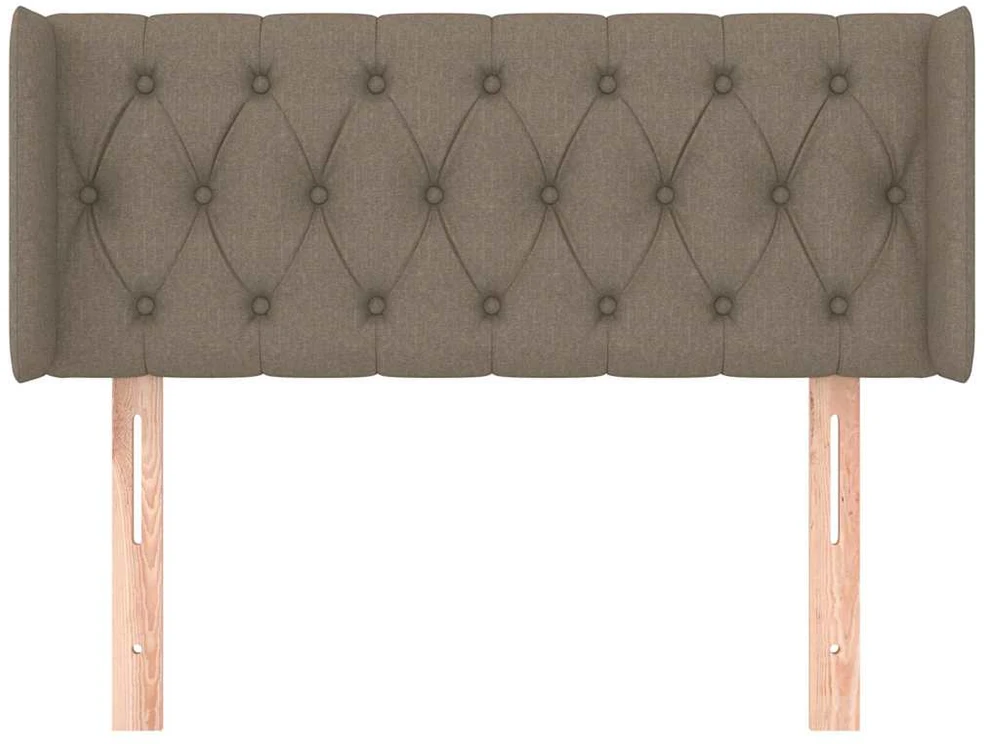 Galvūgalis su auselėmis,taupe spalvos,103x16x78/88cm, audinys
