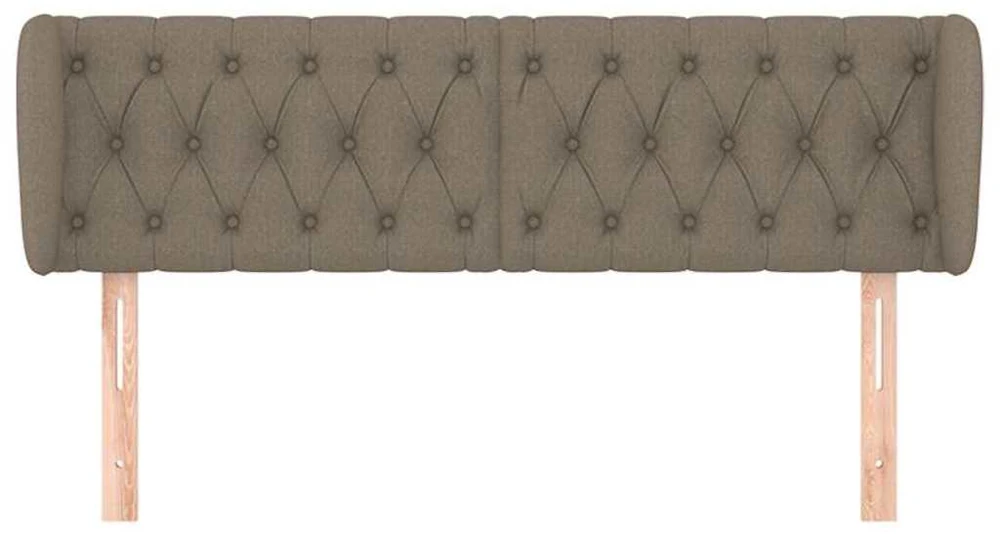 Galvūgalis su auselėmis,taupe spalvos,147x23x78/88cm, audinys