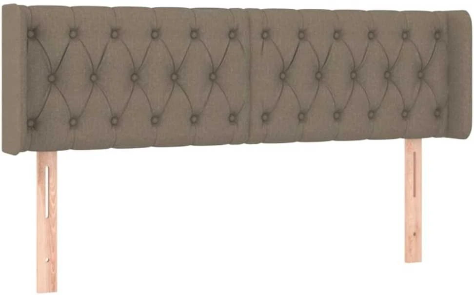 Galvūgalis su auselėmis,taupe spalvos,163x16x78/88 cm, audinys