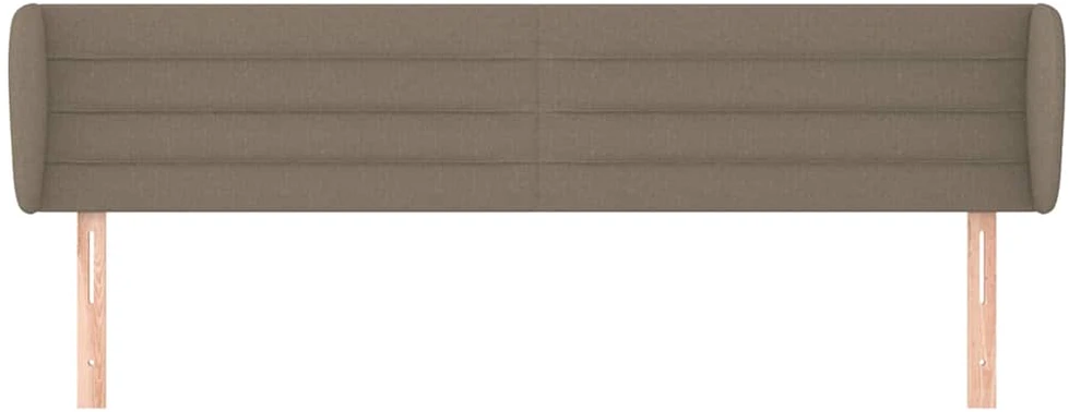 Galvūgalis su auselėmis,taupe spalvos,163x23x78/88 cm, audinys